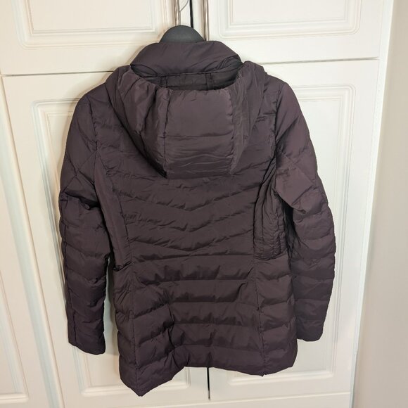 32 Degrees Heat Hooded Puffer Jacket | Acai Berry, Size Small, Lightweight - Picture 3 of 12